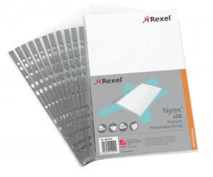 Image of Nyrex Premium Presentation Clear Pocket A4 2001018 (PK50)