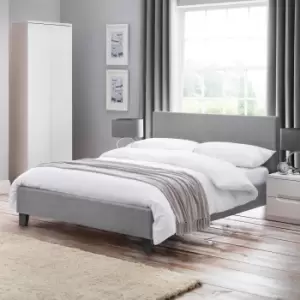 Image of Rialto Fabric Bed Frame Grey