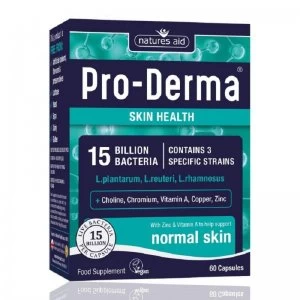 Image of Natures Aid Pro-Derma Skin Health 60 Capsules