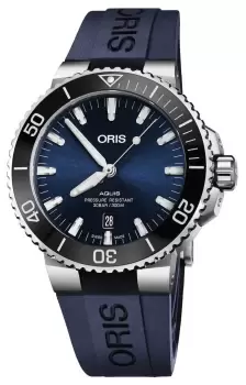Image of ORIS 01 733 7730 4135-07 4 24 65EB Aquis Date 43.5mm Mens Watch