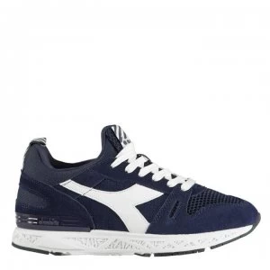 Image of Diadora Lifestyle Titan Reborn Barra Mens Trainers - Blue Plum