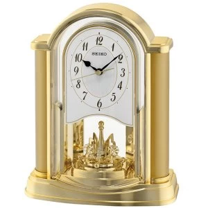 Image of Seiko Swinging Bird Pendulum Wall Clock with Wood Effect Case - Brown