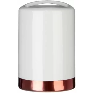 Image of Toothbrush Holder White And Copper Electric Toothbrush Holder Durable Bathroom Accessories For Small Bathroom Practical Toothbrush Holders w7 x d7 x