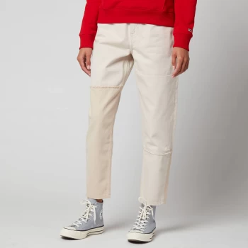 Image of Tommy Jeans Womens Recycled Tapered Mom Jeans - Smooth Stone - W26