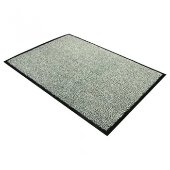 Image of Doortex Black and White Dust Control Door Mat 900x1500mm 49150DCBWV