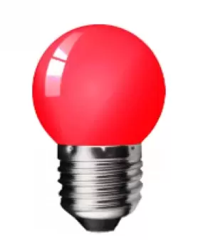 Image of Kosnic 1W LED 2D/2Pin Golf Ball Red - KLED01GLF/E27-RE