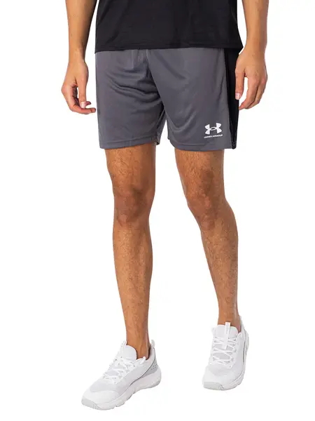 Image of Under Armour Challenger Shorts - Grey Size XL Men