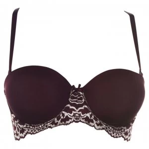 Image of Dorina Lianne Balcony Bra - Dark Red E32