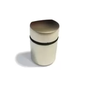 Image of GTV Adjustable Shelf Support Glass Bracket Clamp Wall Mount - Colour Satin. Size