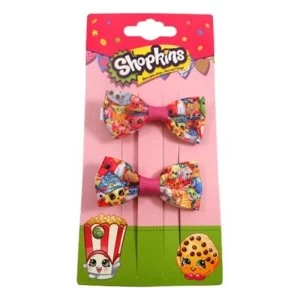 Image of Shopkins Printed Grosgrain Bow Clips