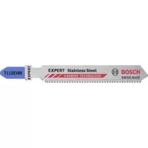 Image of Bosch Accessories 2608900562 EXPERT Stainless Steel' T 118 EHM jigsaw blade, 3 pieces 3 pc(s)