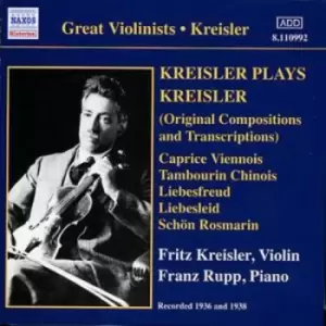 Image of Various Composers - Kreisler Plays Kreisler (Rupp) CD Album - Used