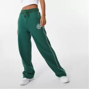 Image of Slazenger Sofia Richie Wide Leg Track Bottoms - Green