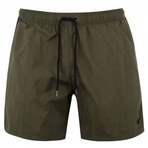 Image of Emporio Armani Embroidered Swim Shorts Military Size L Men