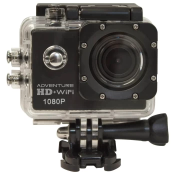 Image of Waspcam Cobra 5210 Adventure 1080p HD WiFi Waterproof Action Camera - Black