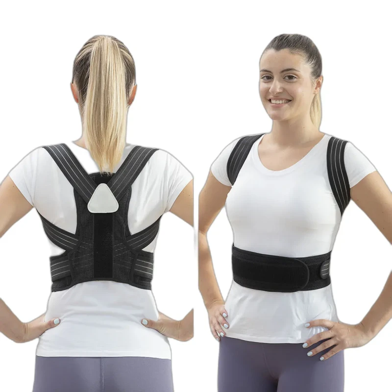 Image of Adjustable back corrector InnovaGoods Pro Ticalbak Noir Unisex TU