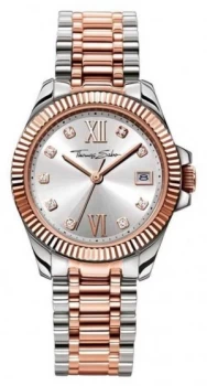 Image of Thomas Sabo Womans Stainless Steel Strap Silver Dial WA0219- Watch