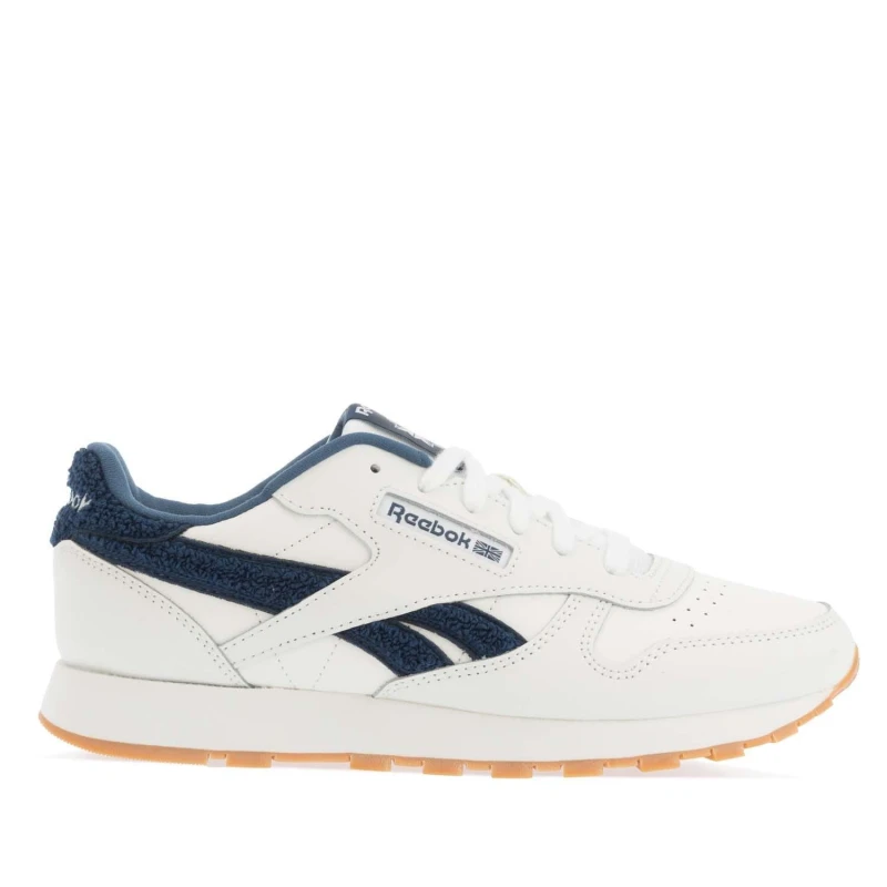 Image of Reebok Classic Leather Shoes - White blue White blue 12