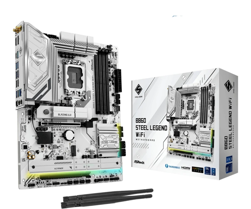 Image of Asrock B860 Steel Legend WIFI (LGA 1851) DDR5 ATX Motherboard