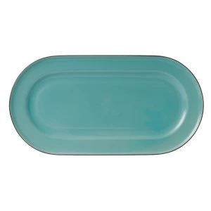 Image of Royal Doulton Gordon Ramsay Teal Blue Platter 39cm Blue