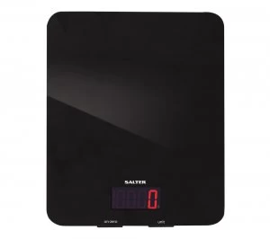 Image of Salter Black Glass Digital Kitchen Scales Black