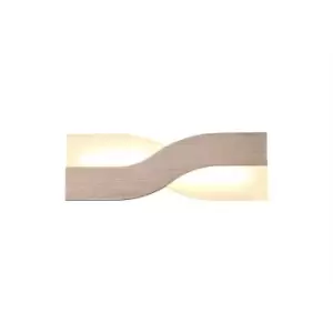 Image of Wall Lamp, 1 x 8W LED, 3000K, 640lm, Brushed Brown, Frosted White - Luminosa Lighting