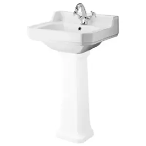 Image of Hudson Reed 500mm Basin (1 Tap Hole) - White