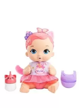 Image of My Garden Baby Feed & Change Pink Baby Kitten Doll