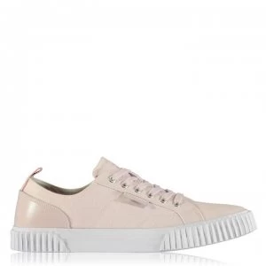 Image of Lyle and Scott Mitchell Mens Canvas Trainers - Dusty Lilac 460