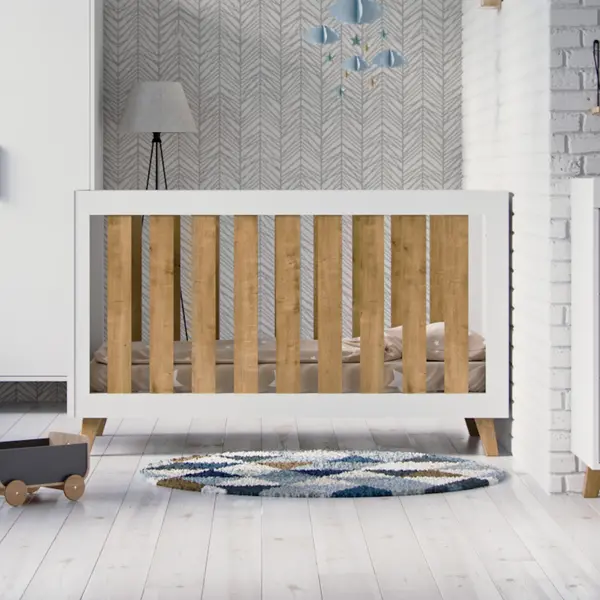 Image of Little Acorns Siriana Cot Bed White