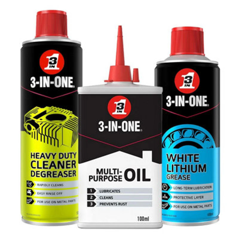 Image of 3 in 1 3-In-One Leisure Bundle Drip Oil, Grease Spray & Degreaser Spray, 2 Pack