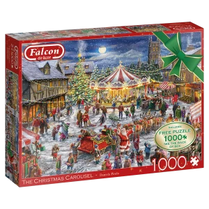 Image of Jumbo Falcon - Falcon The Christmas Carousel Jigsaw Puzzle (1000 Piece)