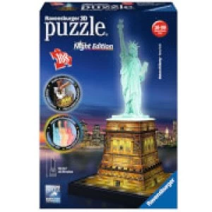 Image of Ravensburger Statue of Liberty Night Edition 3D Puzzle (216 Pieces)