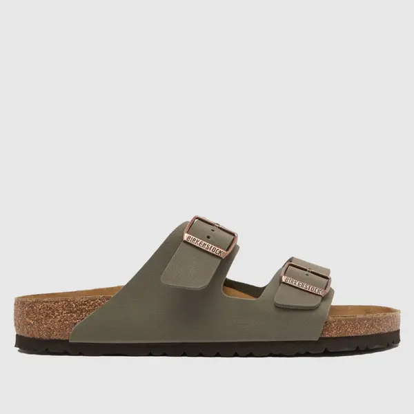 Image of Birkenstock Stone Arizona Birko-Flor Nubuck Sandal Stone Male 43 182268UK