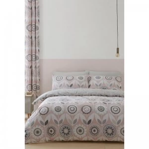 Image of Annika Pink Reversible Duvet Set
