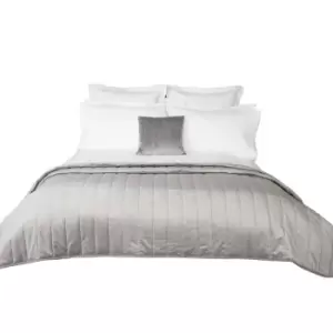 Image of Belledorm Verona Throw Blanket (200cm x 150cm) (Charcoal)