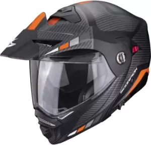 Image of Scorpion ADX-2 Camino Helmet, black-orange, Size XS, black-orange, Size XS
