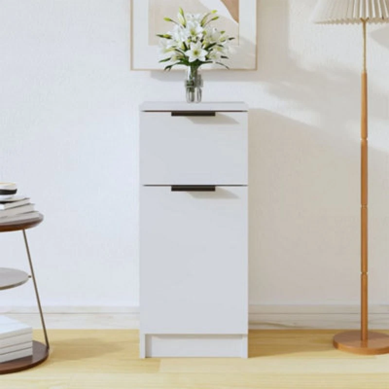 Image of VIDAXL Sideboard White 30x30x70cm Engineered Wood Vidaxl 8720287078470