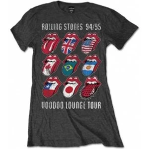 Image of Rolling Stones VDoo Lounge Tongues Grey Ladies TS: Medium