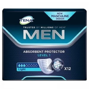 Image of Tena Men Absorbent Protector Level 1 Light 12 Pads