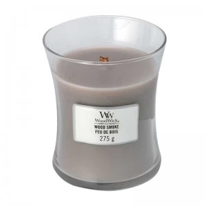 Image of WoodWick Wood Smoke Medium Jar Candle 275g