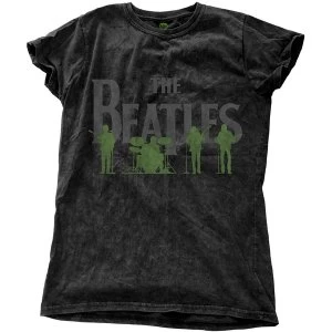 Image of The Beatles - Saville Row Line-Up Womens Small T-Shirt - Black