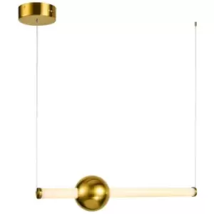 Image of Italux Lighting - Italux Halling - Modern LED Hanging Pendant Copper, Warm White 3000K 1215lm