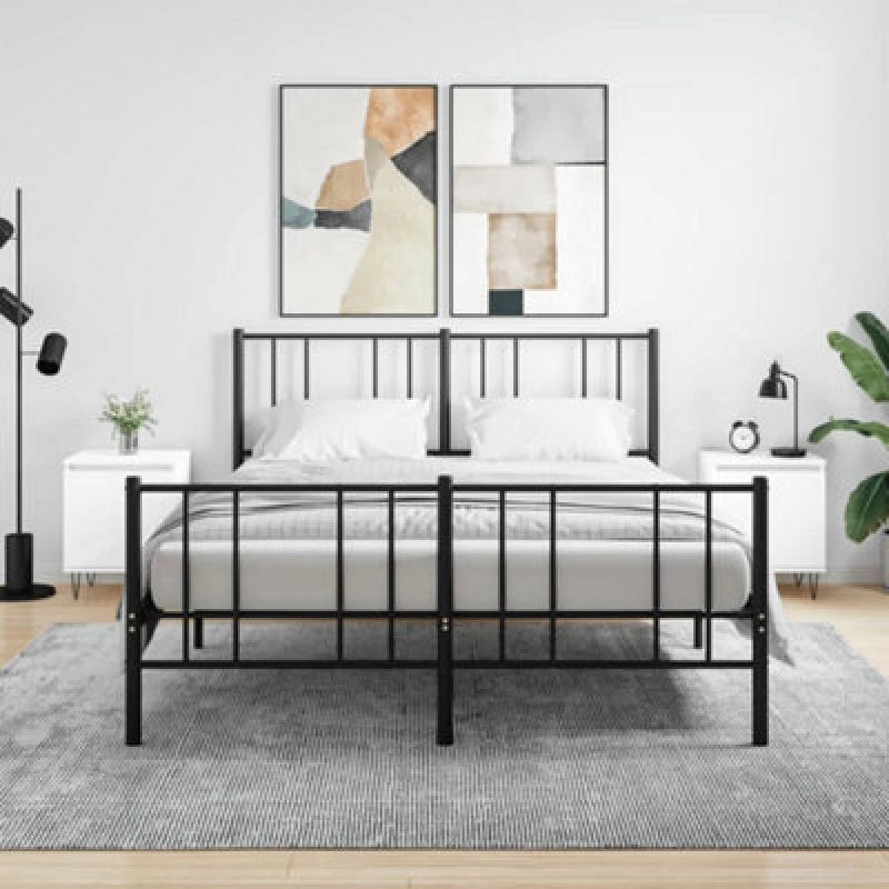 Image of Vidaxl Bedside Cabinets 2 Pcs White 40X30X50 Cm Engineered Wood