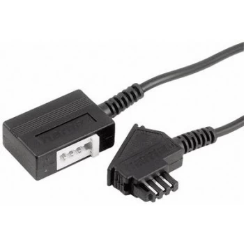 Image of Hama Phone Cable extension [1x TAE-Uplug - 1x TAE-N/F socket] 10.00 m Black