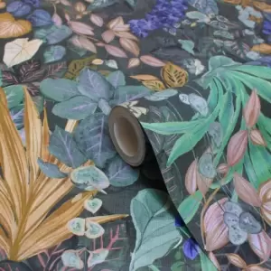 Image of Veadeiros Digitally Printed Wallpaper Blue