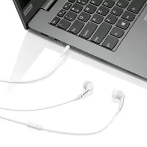Image of Lenovo 100 Headset Wired In-ear Calls/Music White