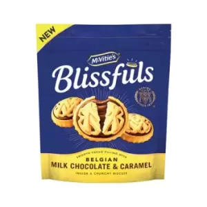 Image of McVities Blissfuls Milk Chocolate and Caramel Biscuits 228g 43103