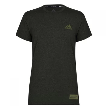 Image of adidas STU Tech T-Shirt Mens - Khaki