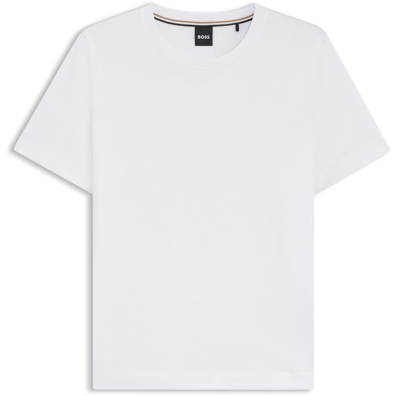 Image of Boss Womens Ecosa Short Sleeve Polo Shirt White female 8 (XS)